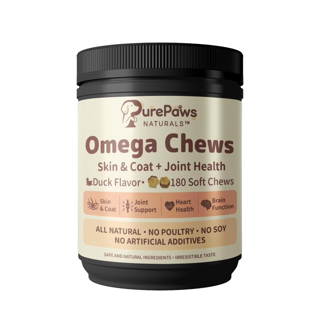 Omega-3 Dog Chews – Krill Oil & Green-Lipped Mussel | PurePaws Naturals
